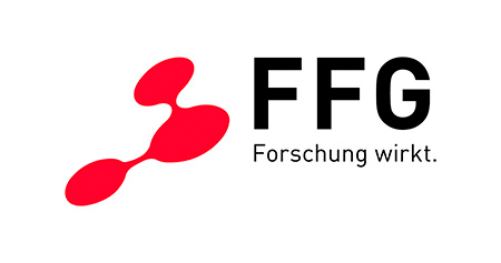 Logo Forschungsförderungsgesellschaft mit Text Forschung wirkt